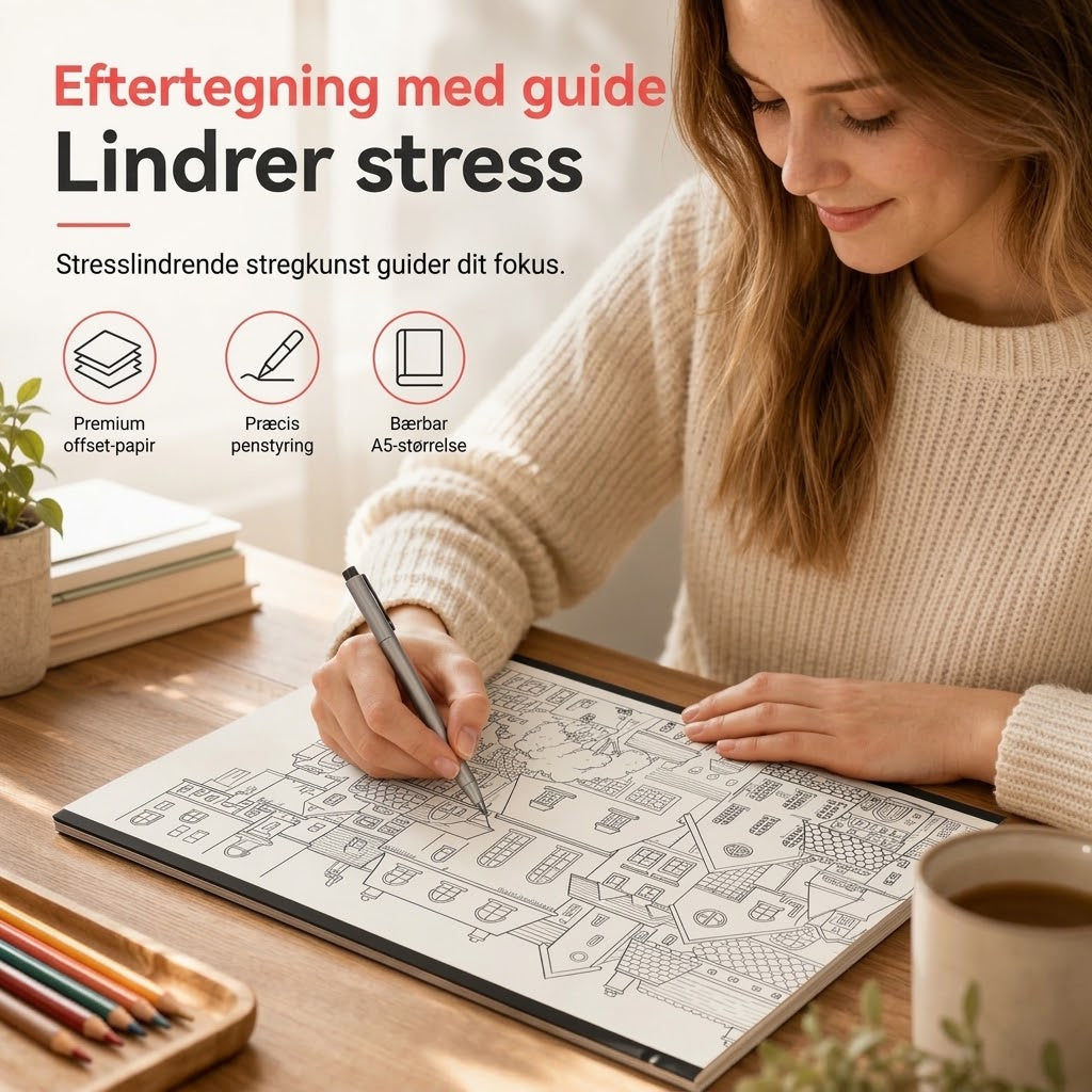 Minimalistisk Tændstikmand Malebog