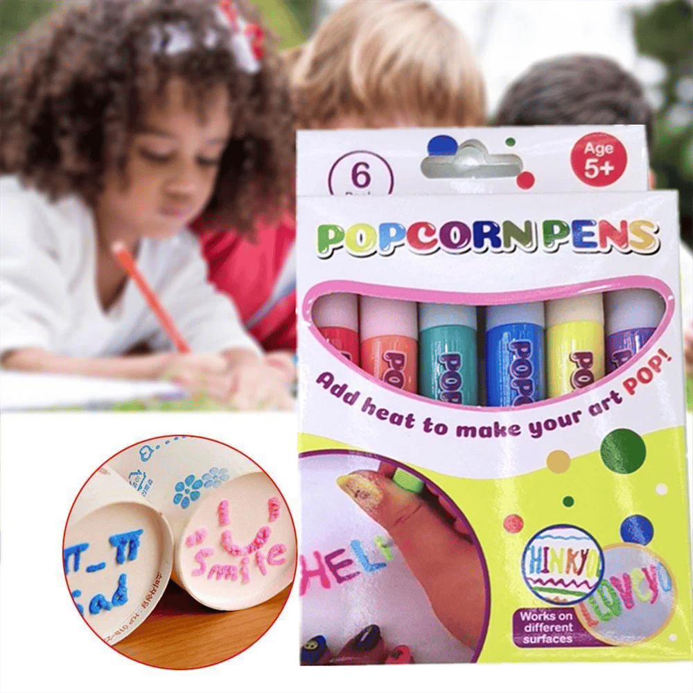 DIY Bubble Popcorn tegnepenne til kreative 3D-tegninger med varmeeffekt