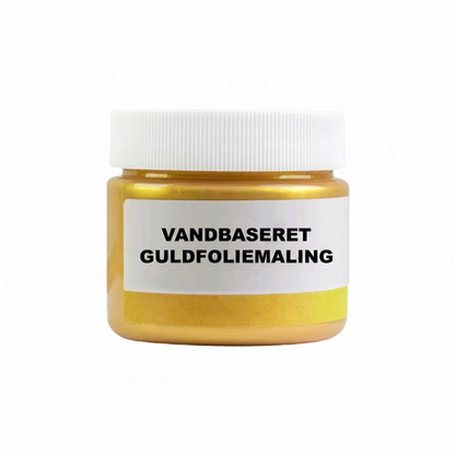 Vandbaseret Metallic Maling--Lugtfri Guld/Sølv