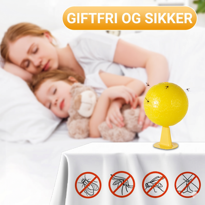 Effektiv LED-Frugtfluefælde med Giftfri Klæbekugle