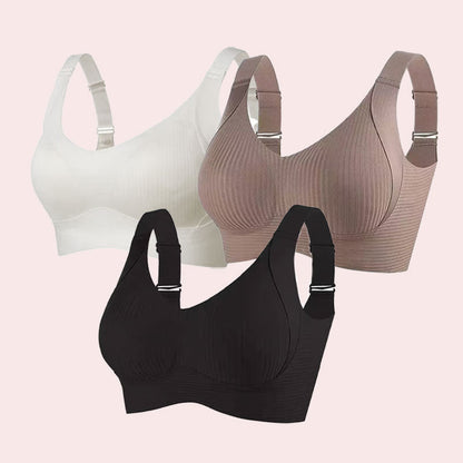 Superstödjande BH Push-up-BH utan bygel Inga hängande bröst längre