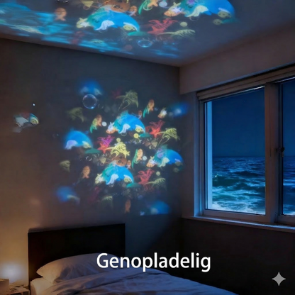Dynamisk roterende LED-projektorlampe