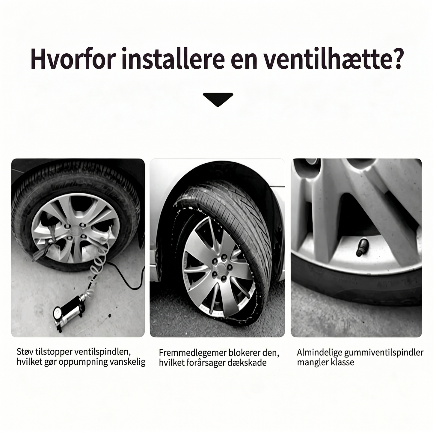 Selvlysende Ventilhætter: Universel Beskyttelse med Glow-Effekt