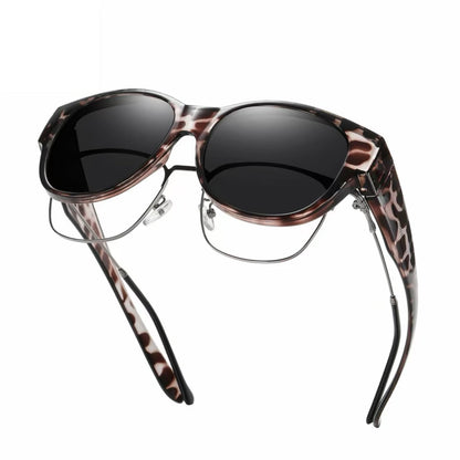 Cat-Eye Fit-Over Solbriller: Polariseret UV400-Beskyttelse