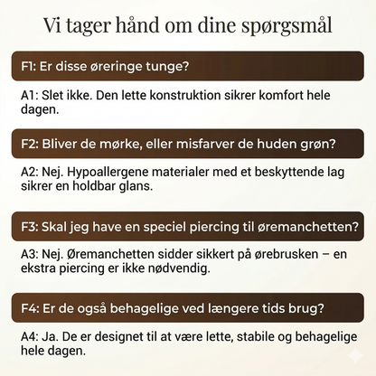 Enkle klipsøreringe med sommerfugle- og blomstermotiver og kvaster – elegante og komfortable, ingen ørepiercing nødvendig.