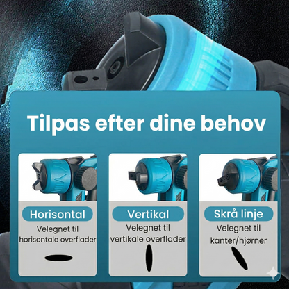 Trådløs Elektrisk Malersprøjte – Hurtig, Ren og Effektiv
