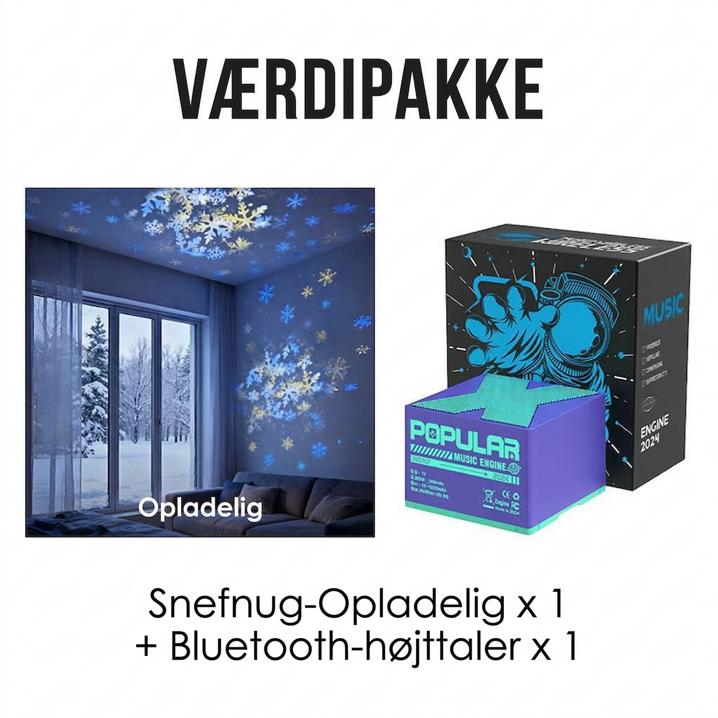 Dynamisk roterende LED-projektorlampe