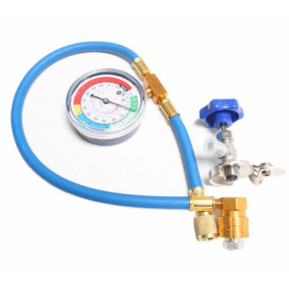Universel AC Påfyldningsslange med Manometer (R134A/R12/R22)