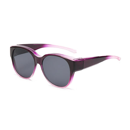Cat-Eye Fit-Over Solbriller: Polariseret UV400-Beskyttelse