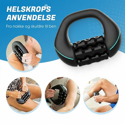 Elektrisk håndholdt massageapparat med ruller
