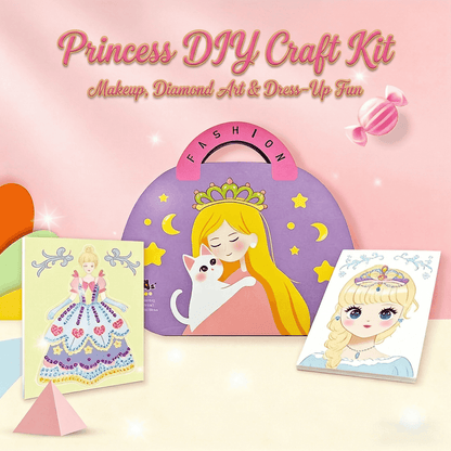 Prinsesse Makeover DIY Sæt (4 Aktiviteter, 172 Dele)