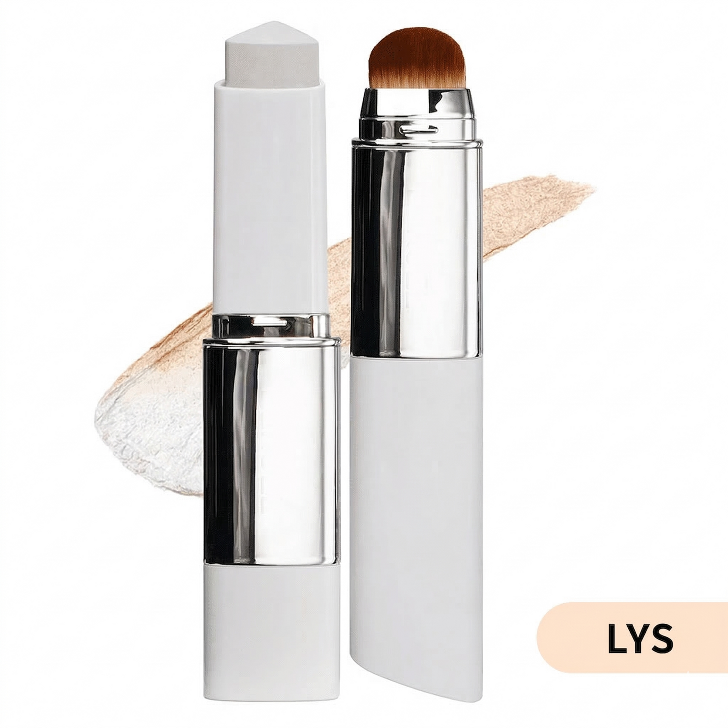 All-in-One Skønheds-Stick – Foundation, Hudpleje & Børste