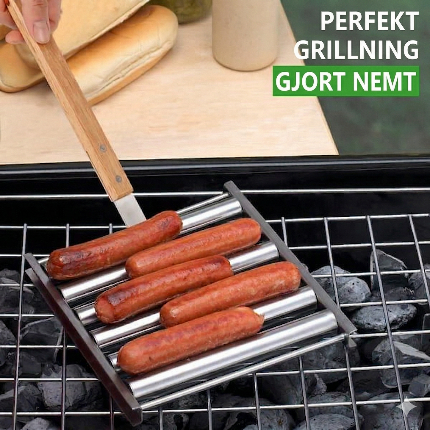 Pølserulle til Grillen – Sikker, Nem og Jævn Tilberedning