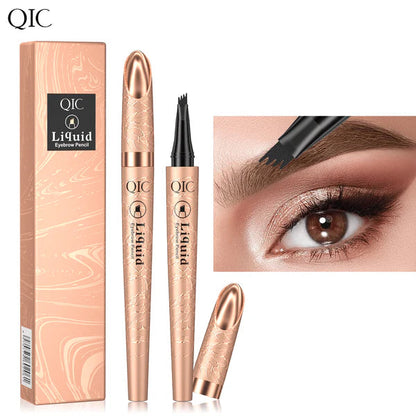 Vandfast 3D Øjenbrynspen med Microblading-Effekt