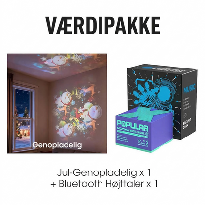 Dynamisk roterende LED-projektorlampe