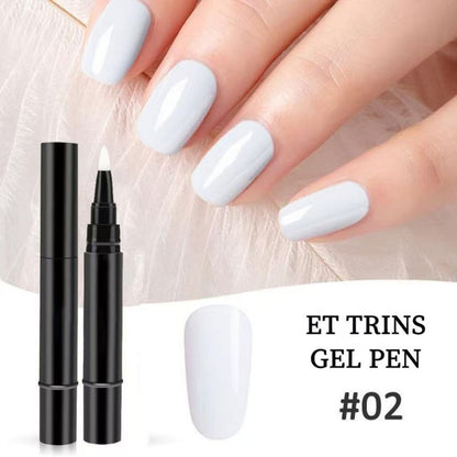 3-i-1 Vandbaseret Harpiks LED/UV Gel Neglepen uden Base- og Topcoat