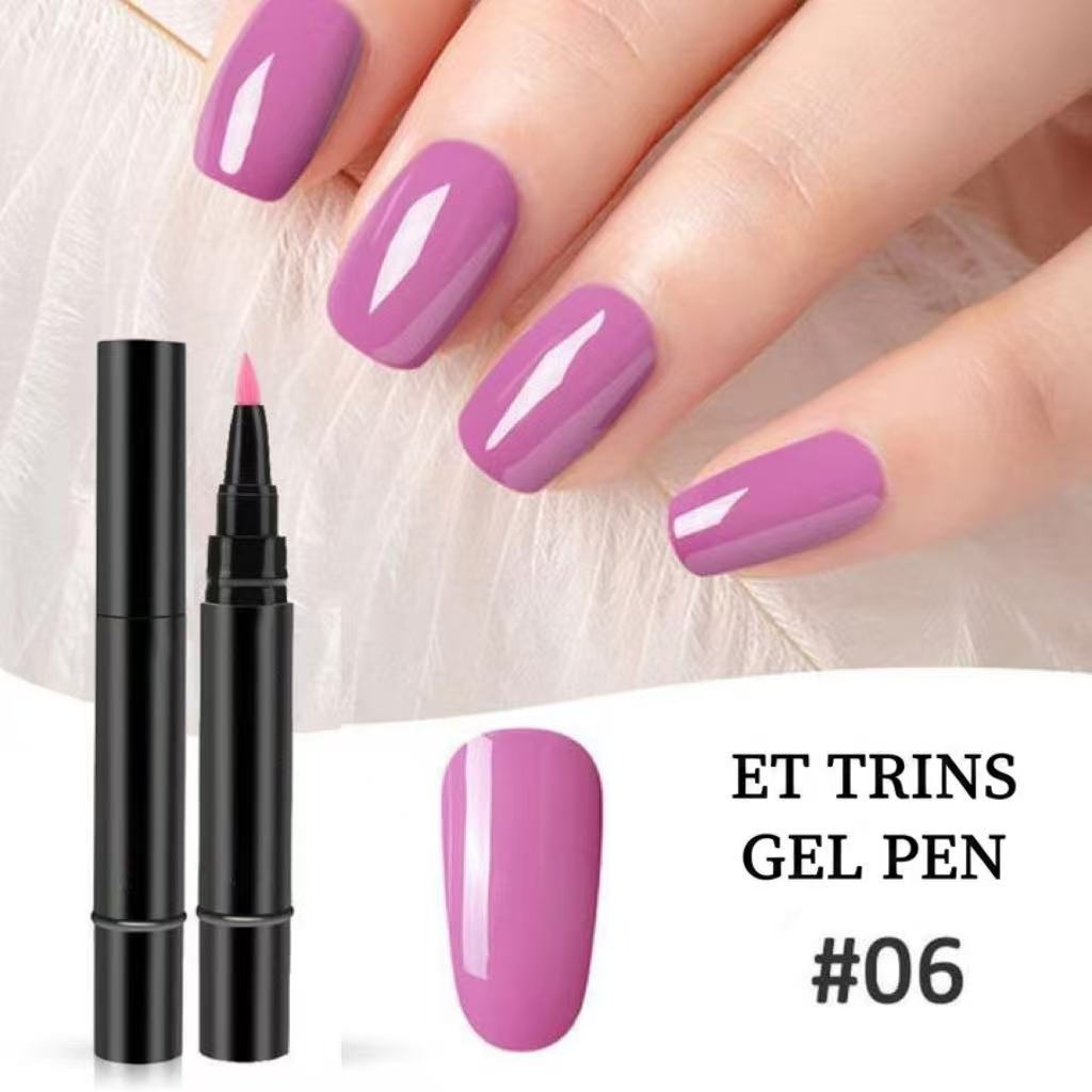 3-i-1 Vandbaseret Harpiks LED/UV Gel Neglepen uden Base- og Topcoat