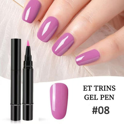3-i-1 Vandbaseret Harpiks LED/UV Gel Neglepen uden Base- og Topcoat