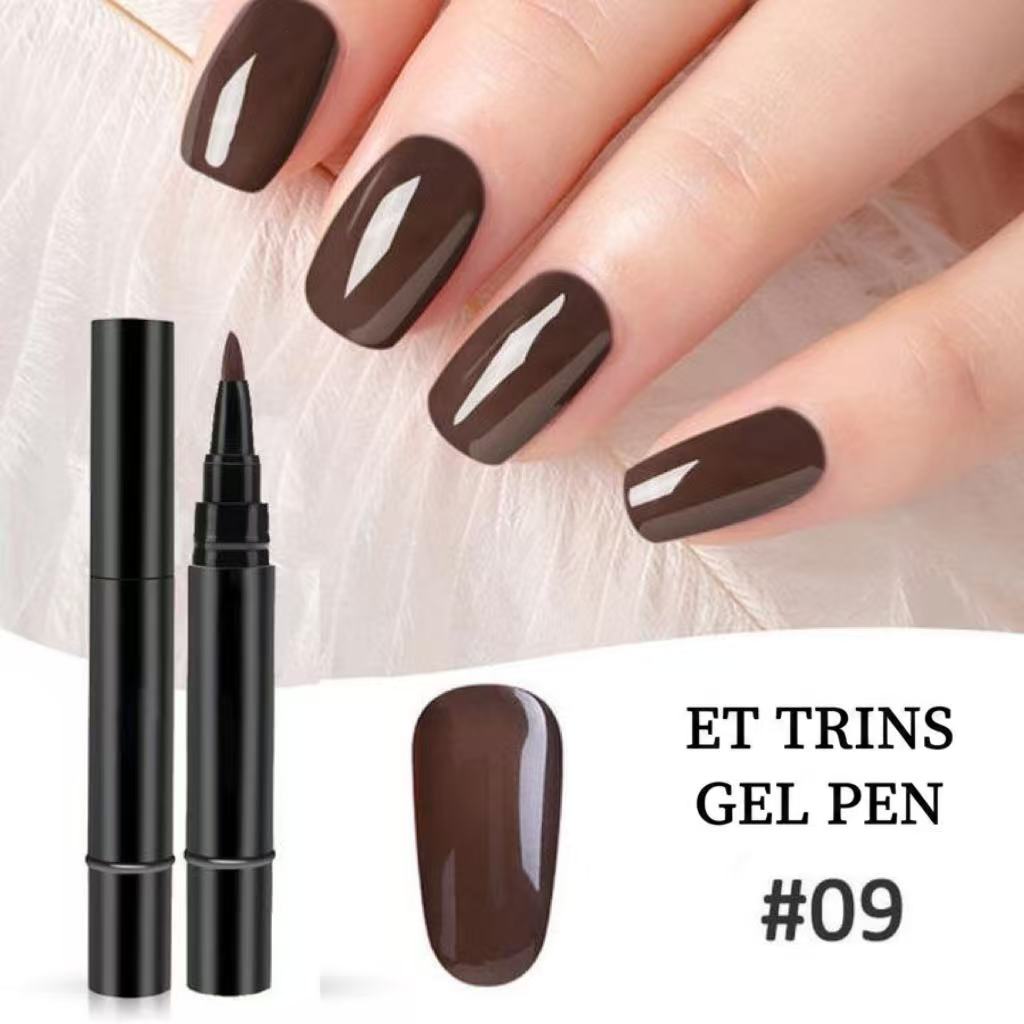 3-i-1 Vandbaseret Harpiks LED/UV Gel Neglepen uden Base- og Topcoat