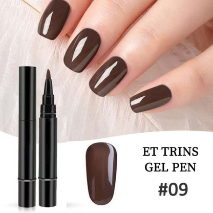 3-i-1 Vandbaseret Harpiks LED/UV Gel Neglepen uden Base- og Topcoat