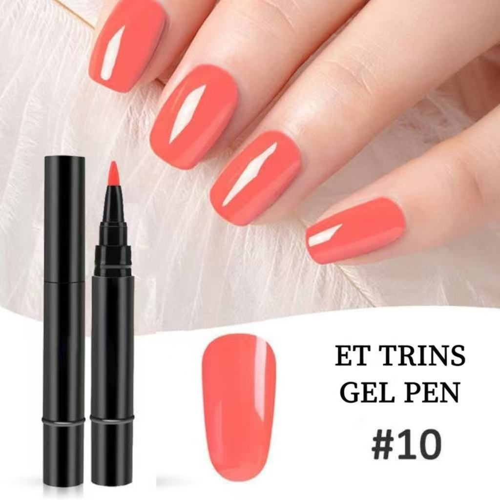 3-i-1 Vandbaseret Harpiks LED/UV Gel Neglepen uden Base- og Topcoat