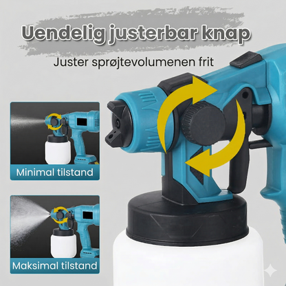 Trådløs Elektrisk Malersprøjte – Hurtig, Ren og Effektiv