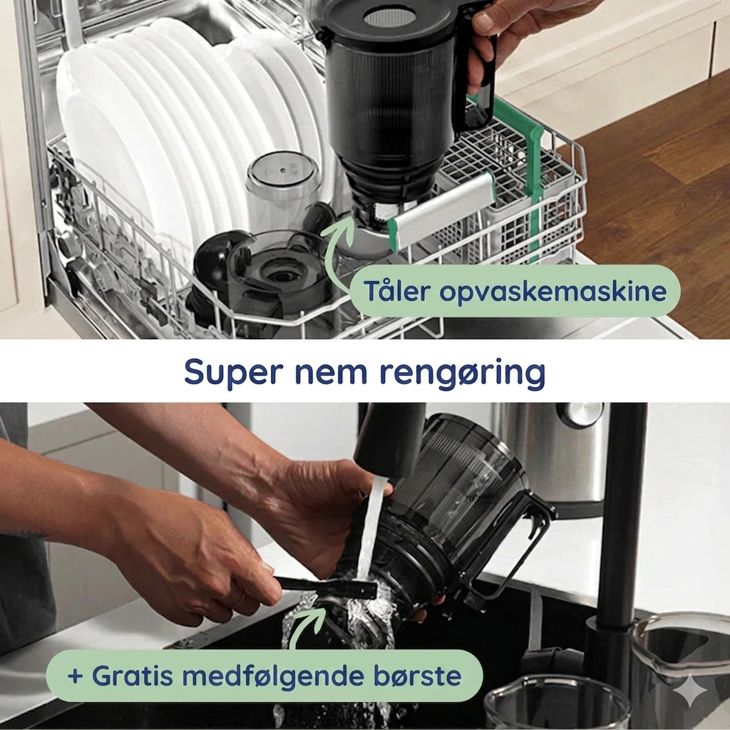 Fuldautomatisk Juicer med Stor Åbning – Pres Hele Frugter og Grøntsager Uden Forskæring