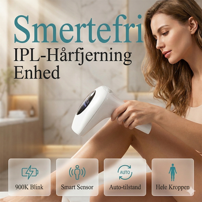 Professionel IPL Laser Hårfjerner (8 Niveauer) – Få Silkeblød Hud i Hjemmet