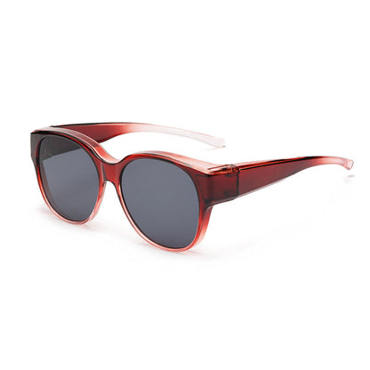 Cat-Eye Fit-Over Solbriller: Polariseret UV400-Beskyttelse