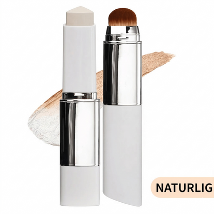 All-in-One Skønheds-Stick – Foundation, Hudpleje & Børste