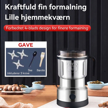 Multifunktionel Elektrisk Kværn – Til Kaffe, Nødder & Krydderier