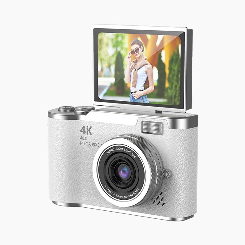 4K HD Digitalkamera med Flip-Skærm og Autofokus
