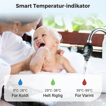 Letlæseligt digitalt badetermometer – Skånsom beskyttelse, øjeblikkelig temperaturvisning og babysikker