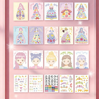 Prinsesse Makeover DIY Sæt (4 Aktiviteter, 172 Dele)