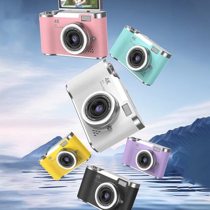 4K HD Digitalkamera med Flip-Skærm og Autofokus