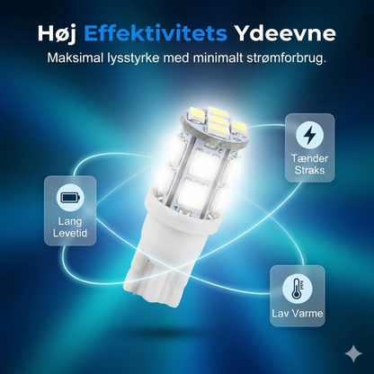 Universel LED-Bilbelysning: 20-delt Sæt med Plug-and-Play