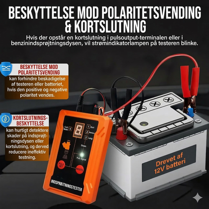 Professionel 12V Injektortester – Præcis Diagnosticering & 4 Pulstilstande