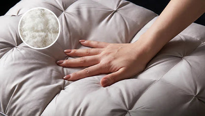 Vaskbar ergonomisk nakkepude — åndbar og blød med 3D-syninger