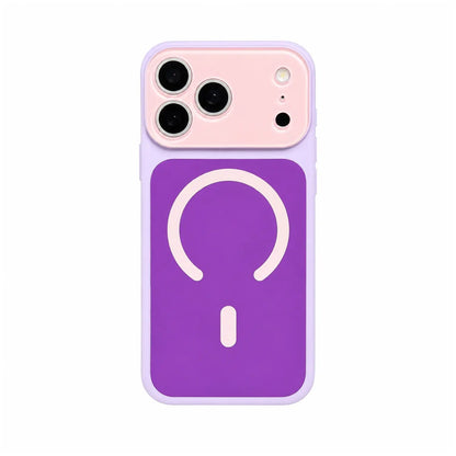 Moderne Dopamine Color Block Mobilcover – Ultratyndt mat PC-skal