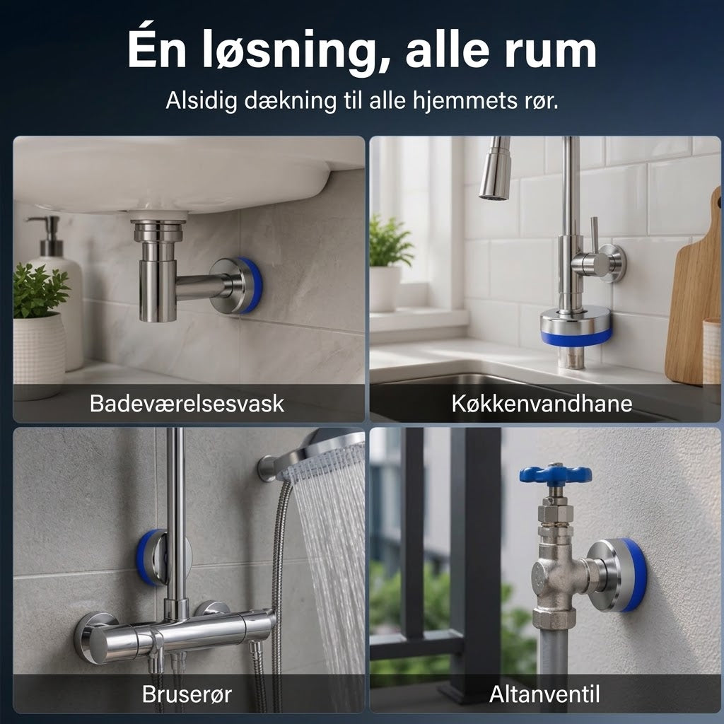 Dekorativ Magnetisk Rørrosette – Perfekt Finish Uden Værktøj