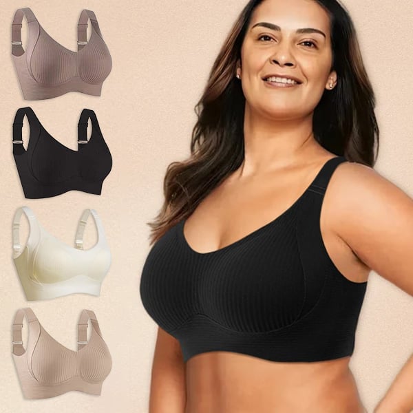 Superstödjande BH Push-up-BH utan bygel Inga hängande bröst längre