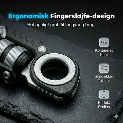 Mekanisk Fidget Spinner Nøglering til Stresslindring