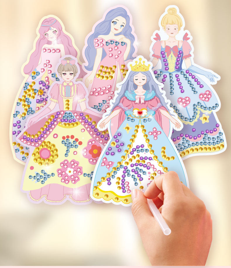 Prinsesse Makeover DIY Sæt (4 Aktiviteter, 172 Dele)
