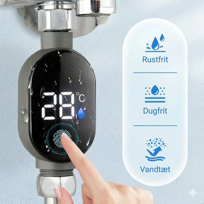 Letlæseligt digitalt badetermometer – Skånsom beskyttelse, øjeblikkelig temperaturvisning og babysikker