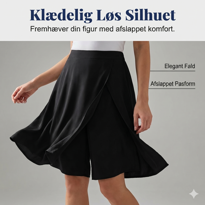 Afslappet Sommer-Skort med Stræktalje og Lommer