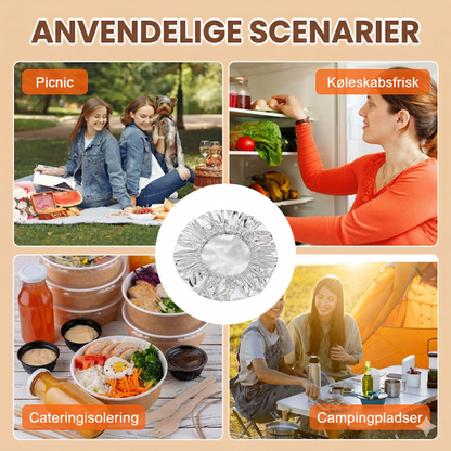 Termisk Madcover til Hjem og Picnic – Vindtæt, Støvtæt og Varmebevarende