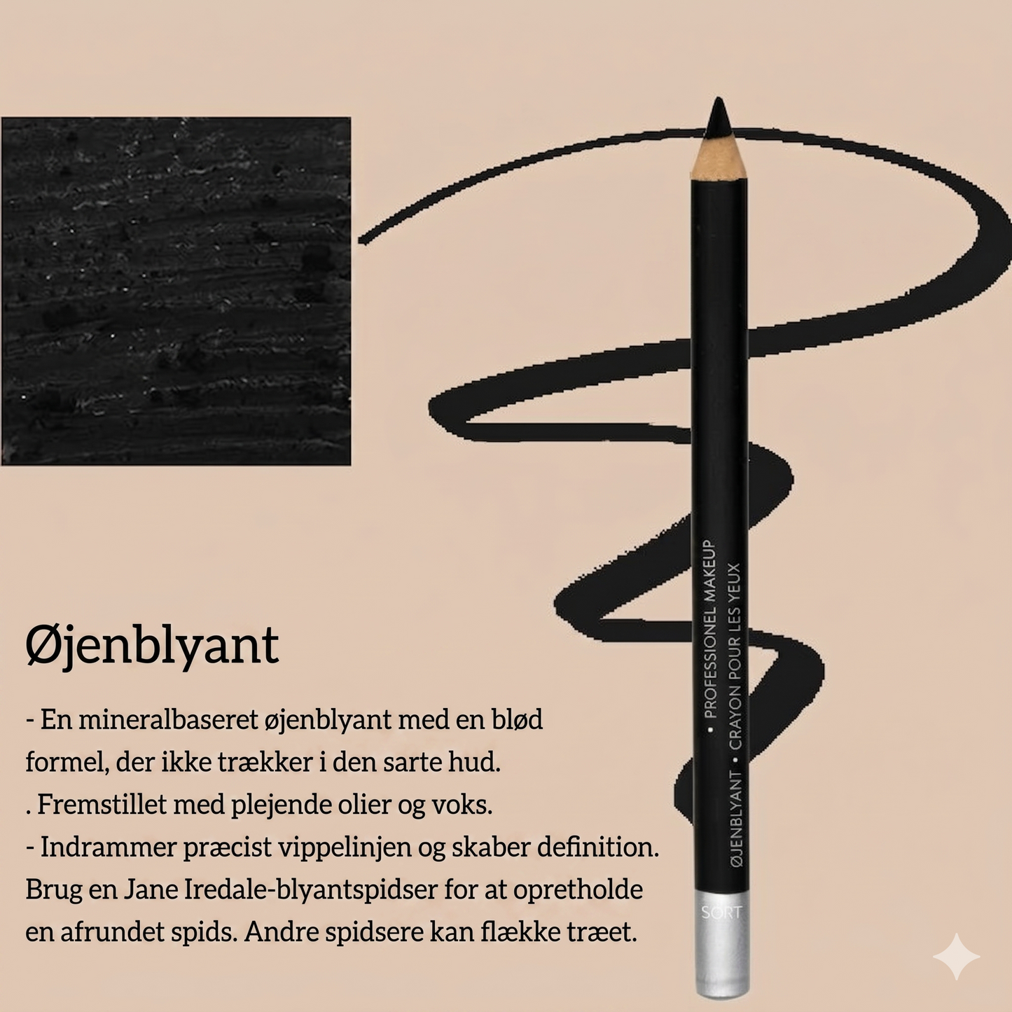 Blød og Langtidsholdbar Eyeliner-blyant