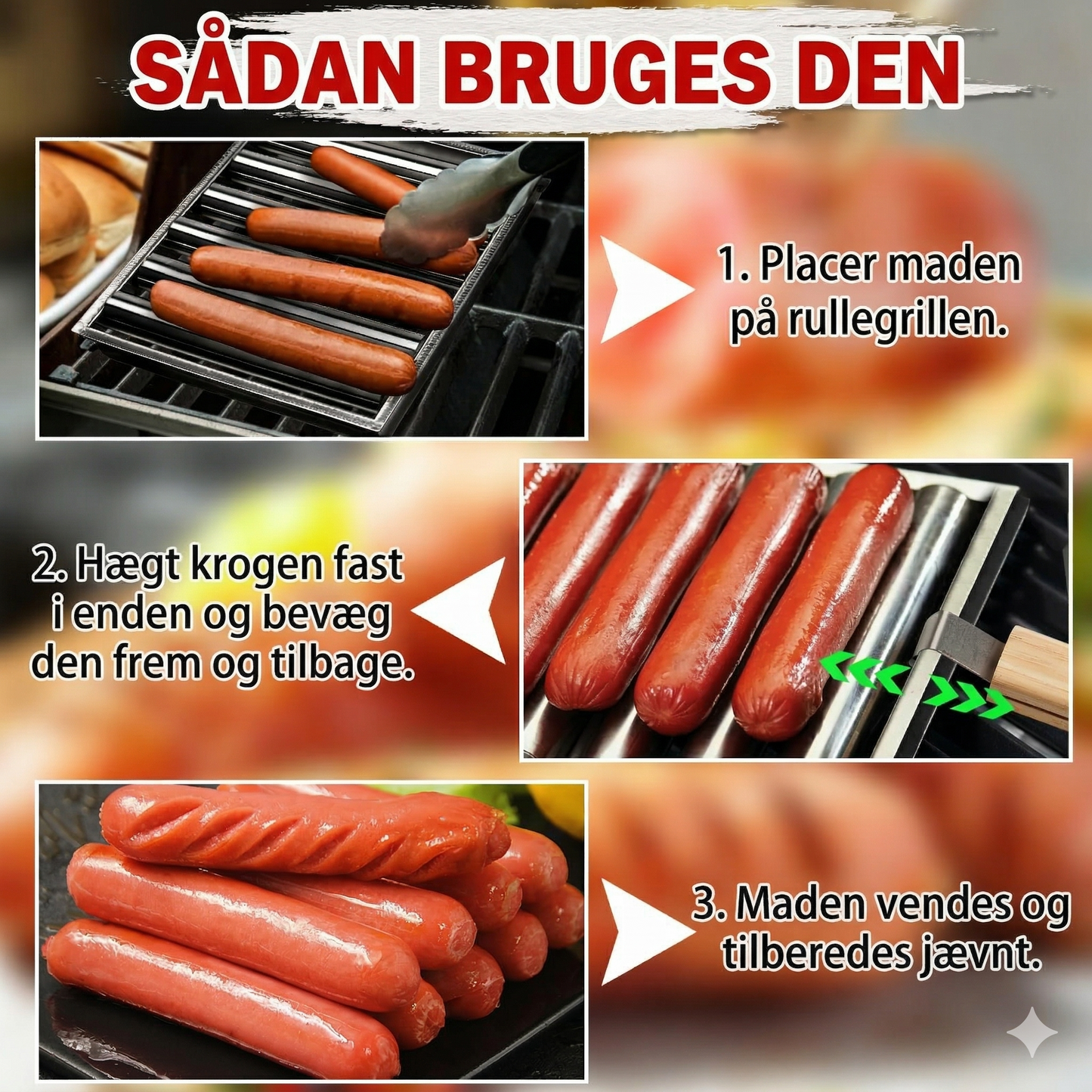 Pølserulle til Grillen – Sikker, Nem og Jævn Tilberedning