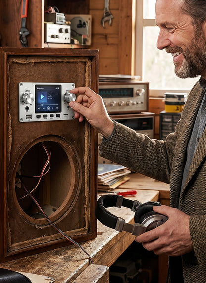 Bluetooth 5.3 Tabsfrit Lyd-dekoderkort med Farveskærm