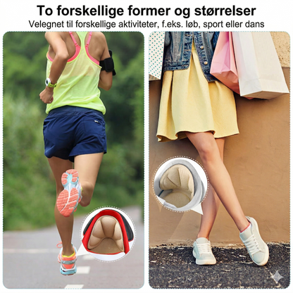 Klipbare Selvklæbende Hælindlæg – Anti-Slip og Beskyttelse mod Vabler